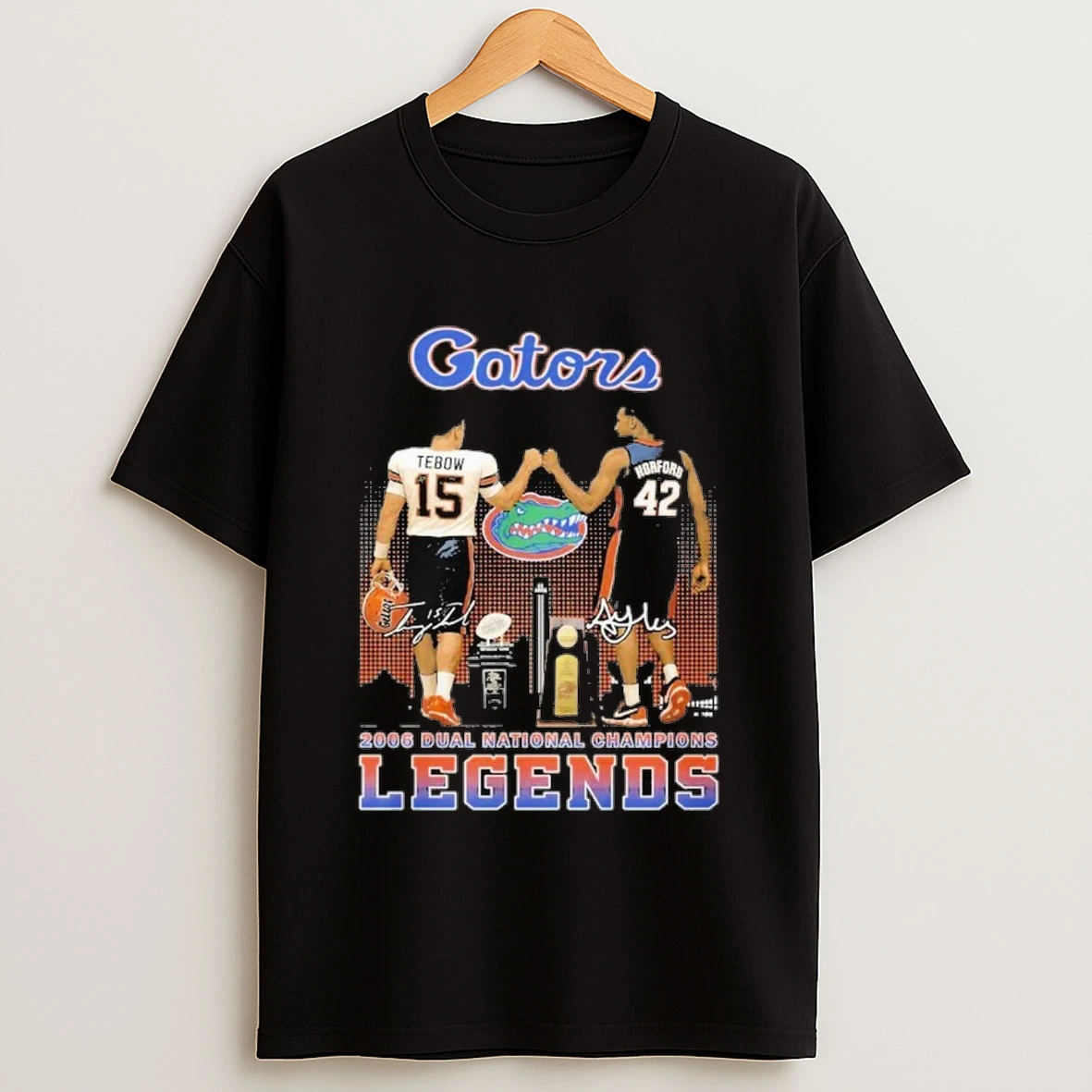 Gators 2006 Dual National Champions Legends Shirts