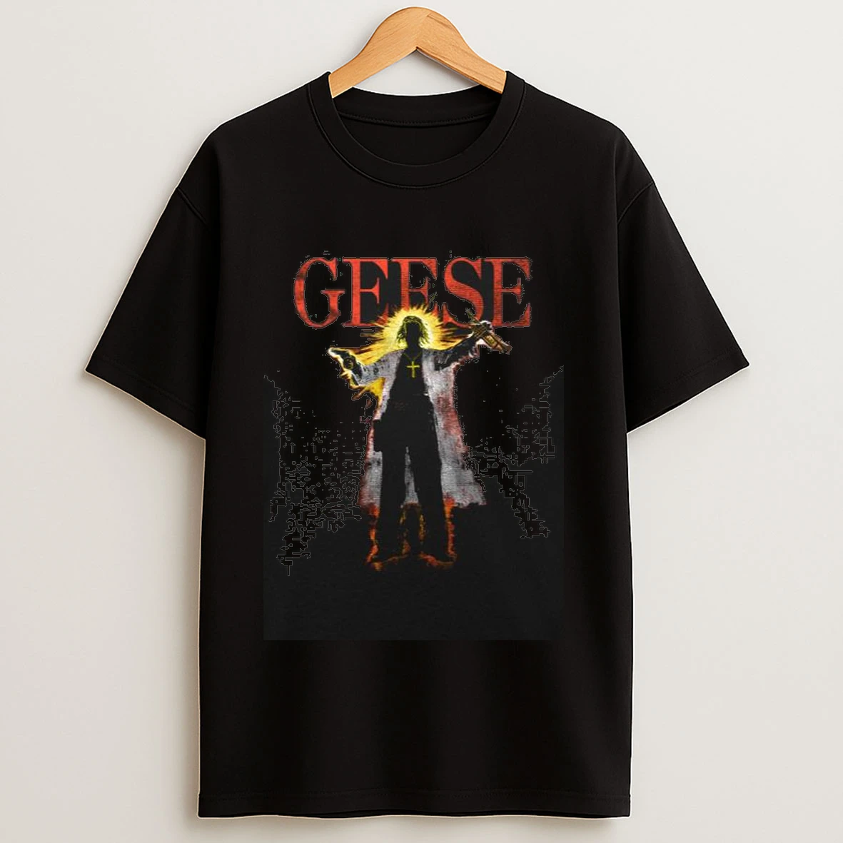 Geese Trumpet Jesus New Men Shirts