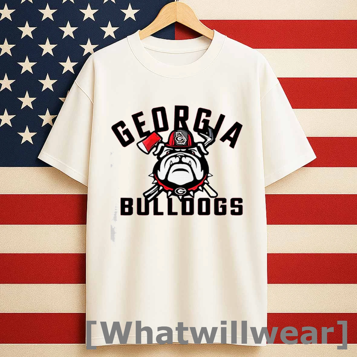 Georgia Bulldogs Logo Mascot Design Shirts