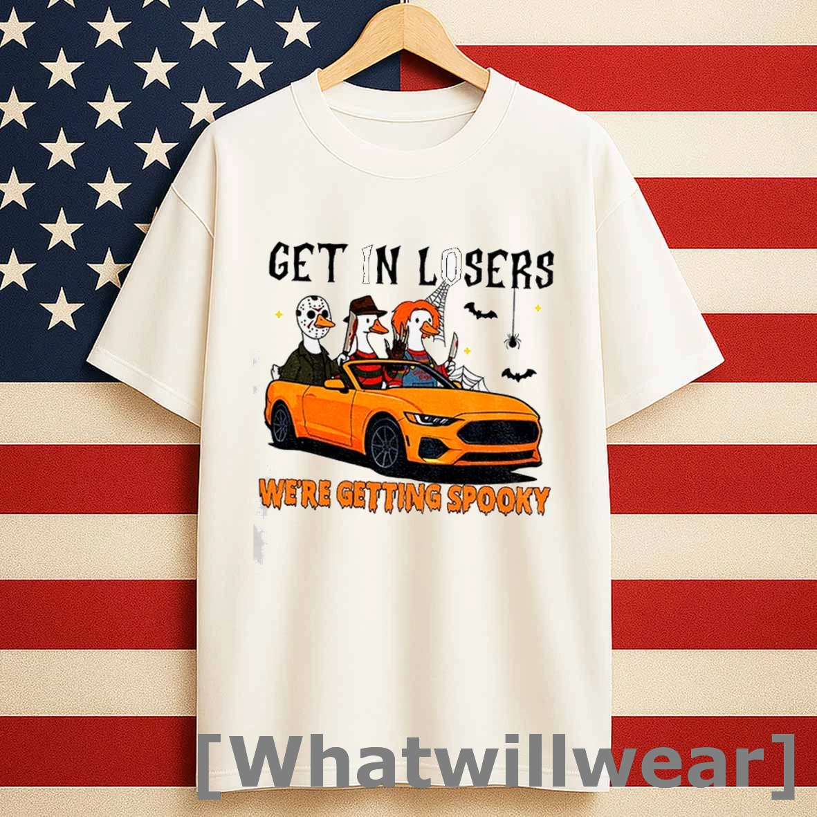 Get In Losers Goose Were Getting Spooky Happy Halloween 2025 Shirts