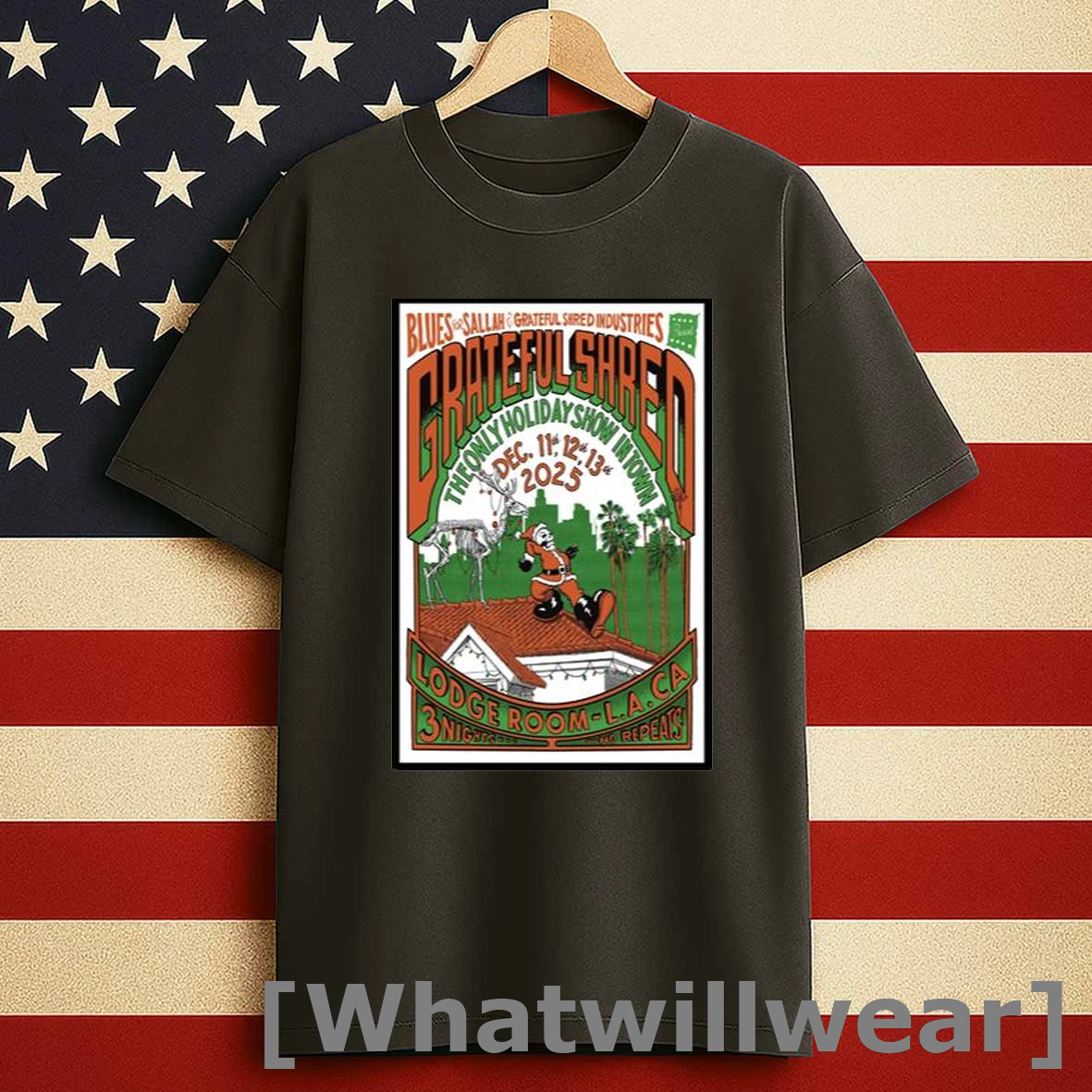 Grateful Shred Lodge Room December 11 2025 Men Shirts