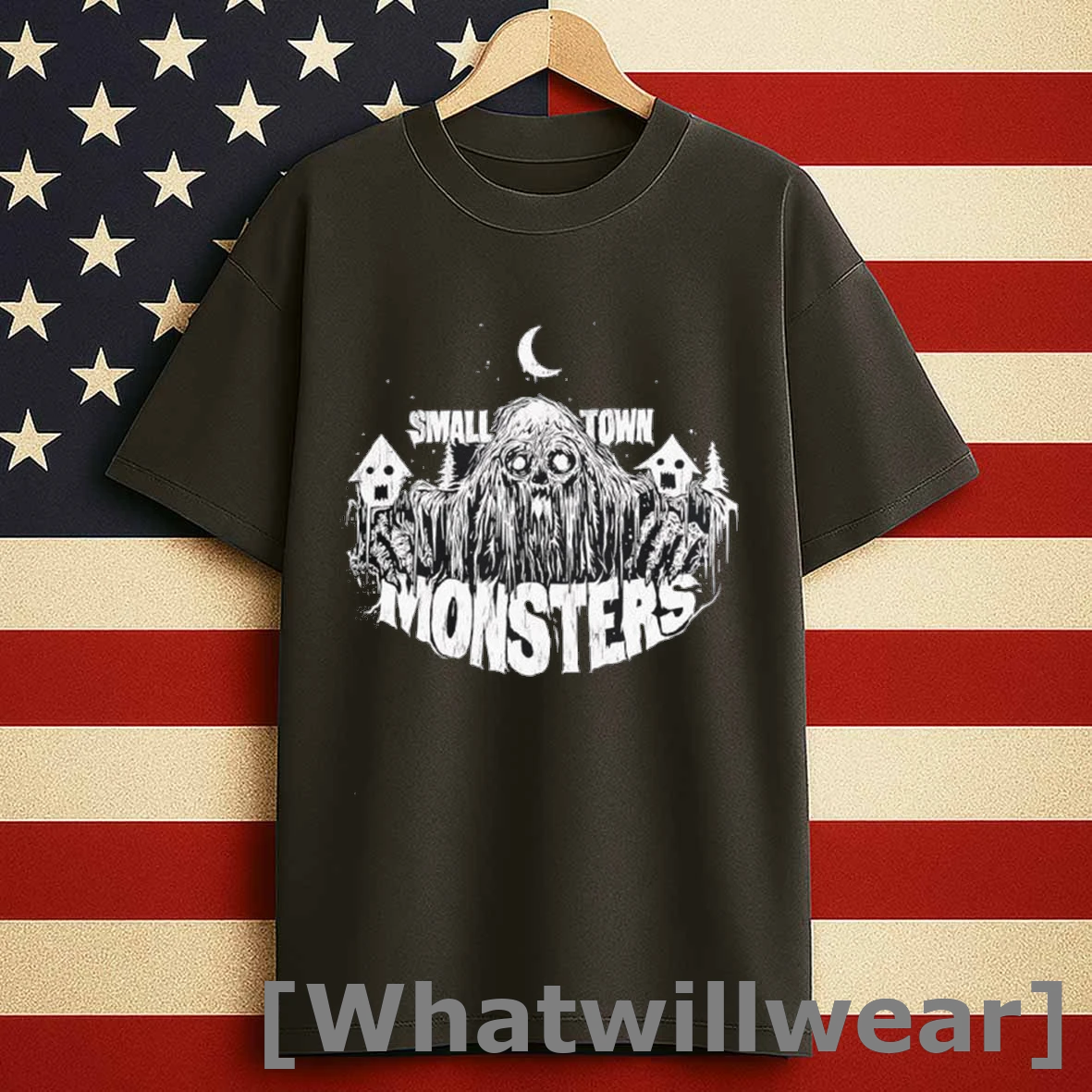 Halloween Ghost Monter Small Town Monsters Shirts