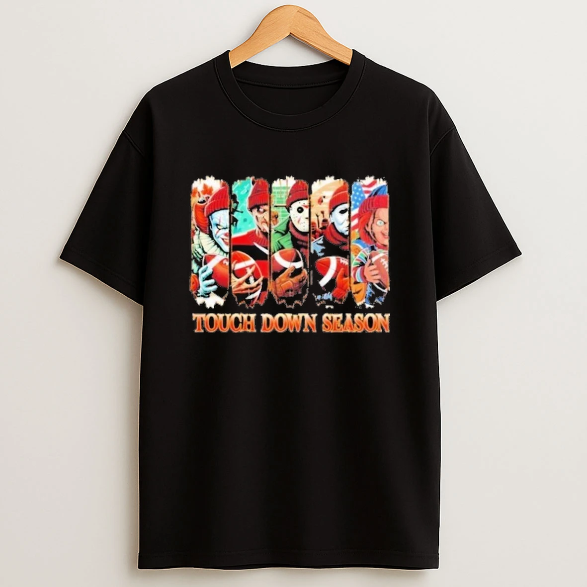 Horror Movie Killers Touch Down Season Shirts