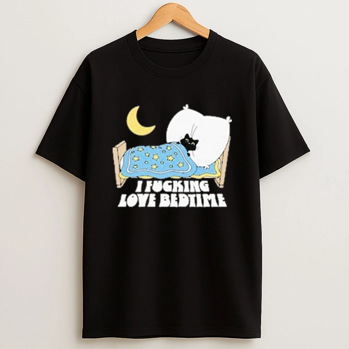 I Fucking Love Bedtime Cat Shirts