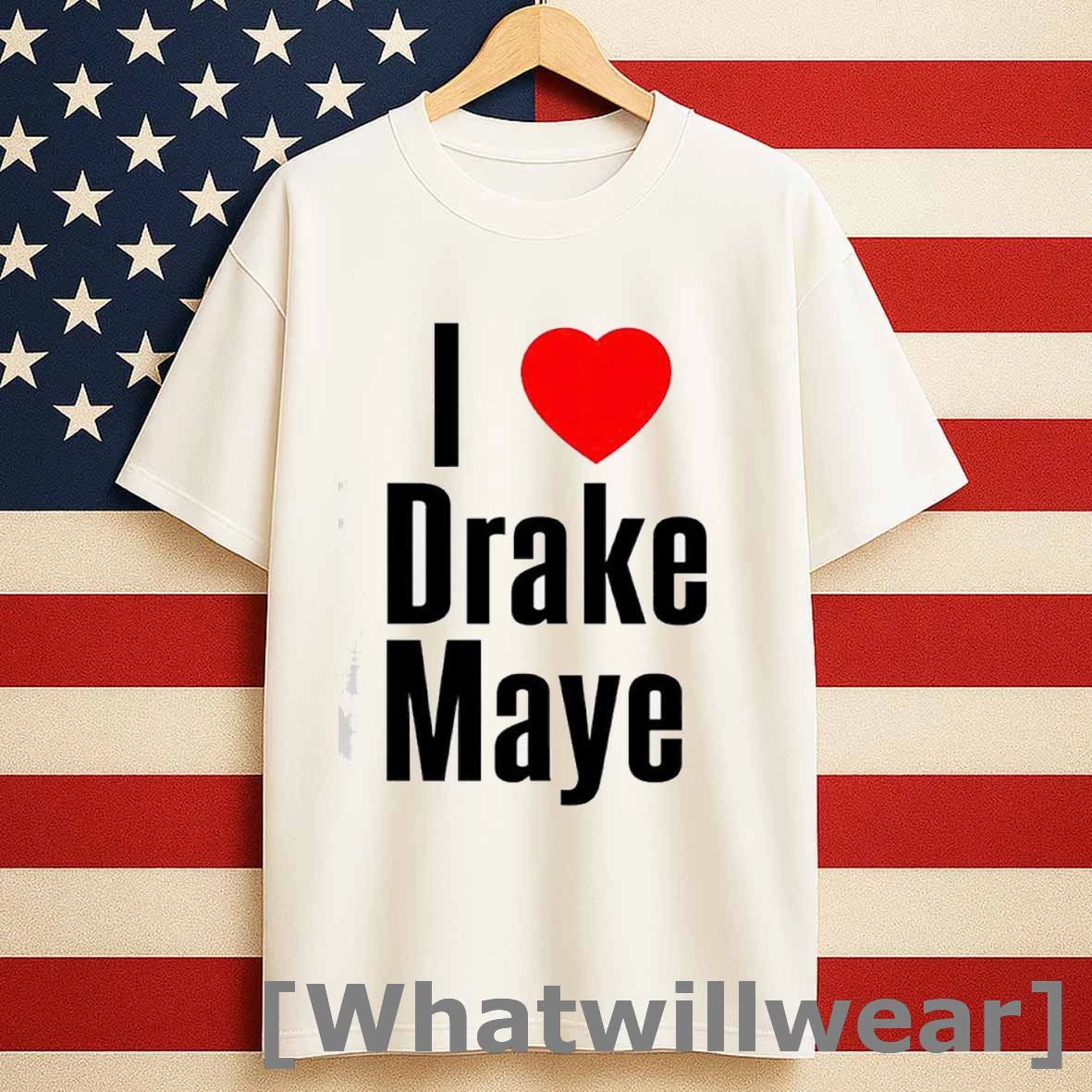 I Love Drake Maye Heart Shirts