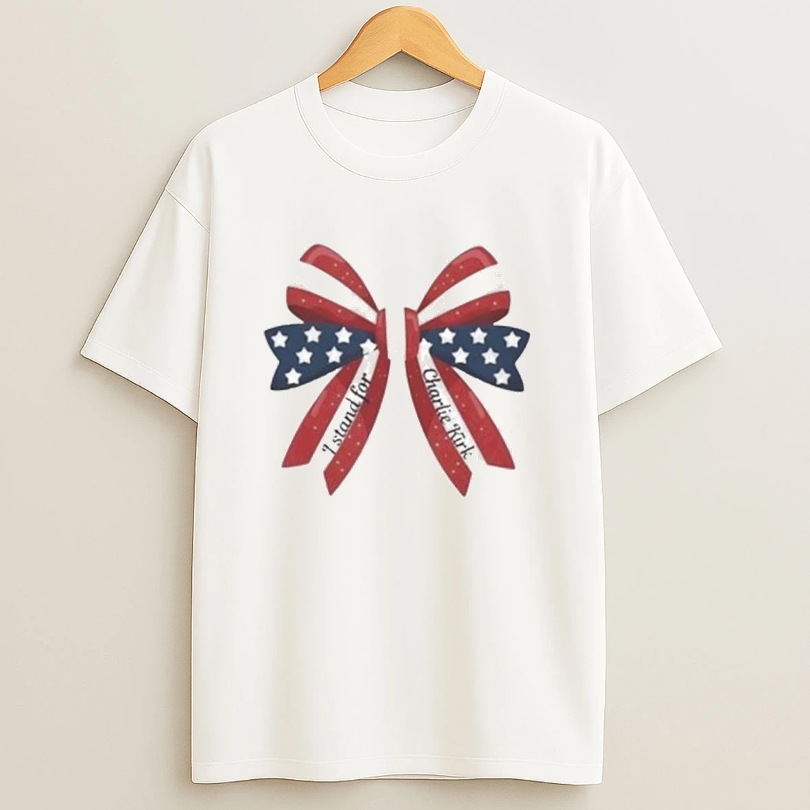 I Stand For Charlie Kirk America Bow Shirts