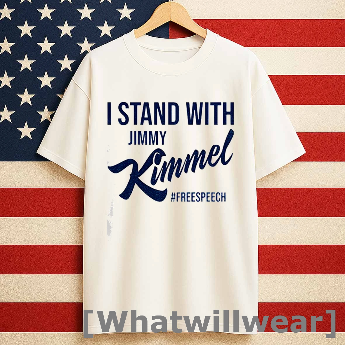 I Stand With Jimmy Kimmel Free Speech Shirts