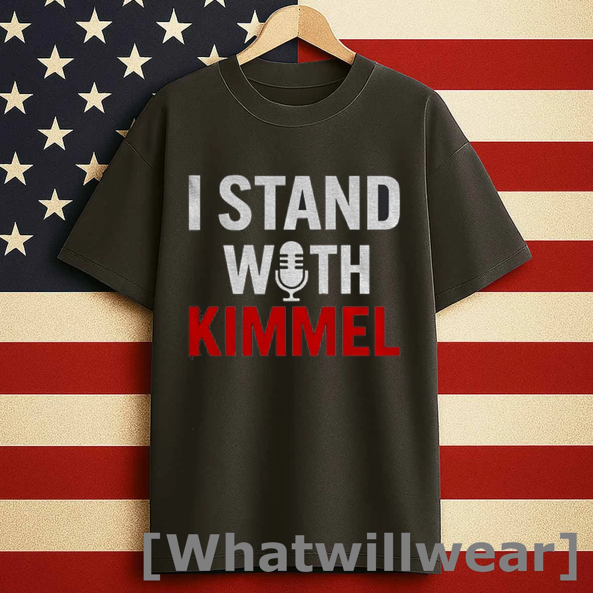 I Stand With Kimmel Free Speech Jimmy Kimmel Shirts