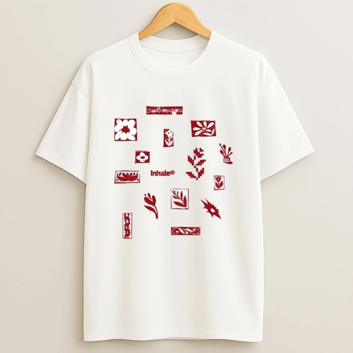 Inhaler Tatreez Flowers Palestine Charity Shirts