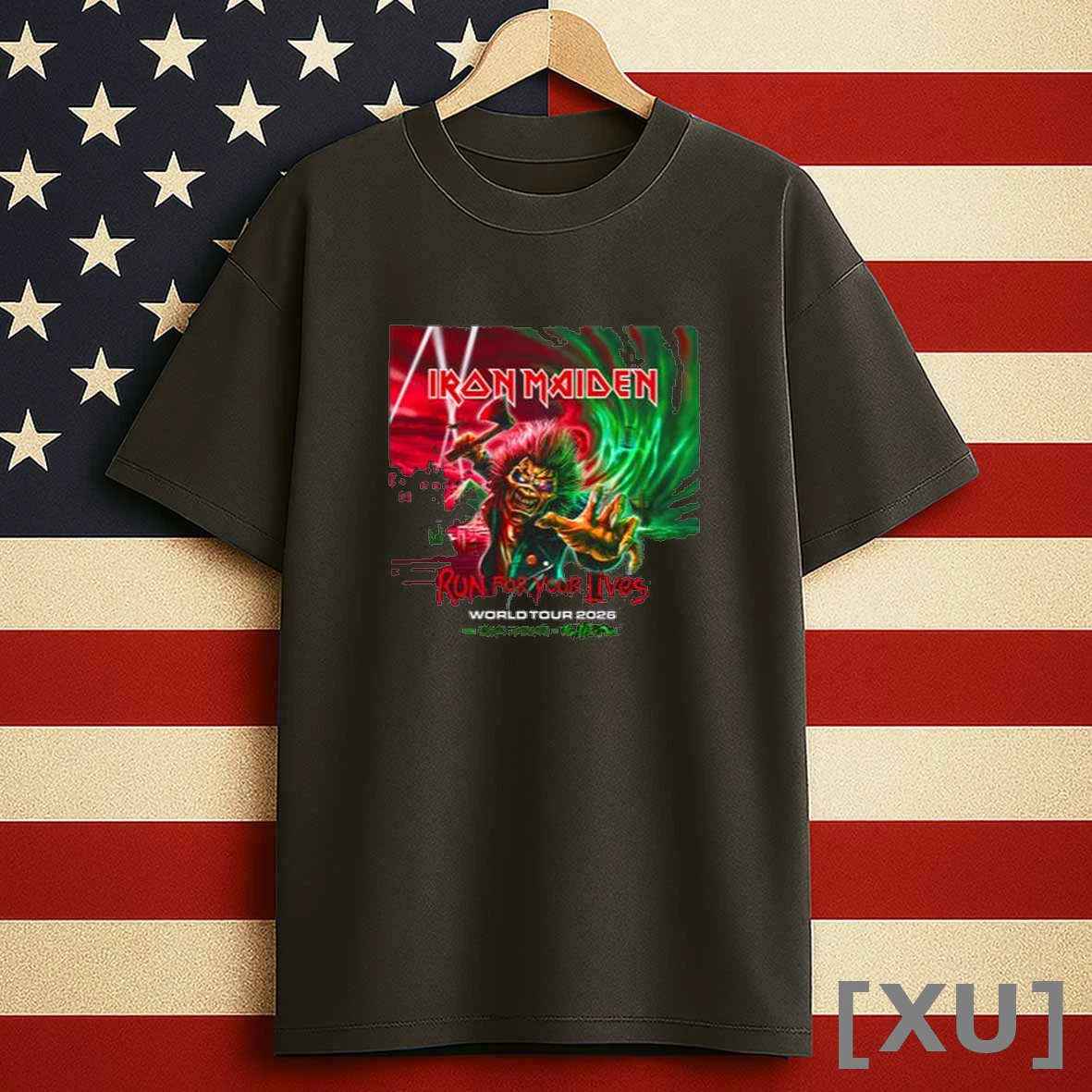 Iron Maiden Run For Your Lives World Tour 2026 Men Shirts