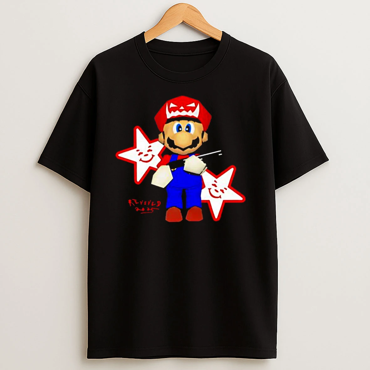 Italian Plumber Revived Asspizza Mario Character Classic Shirts
