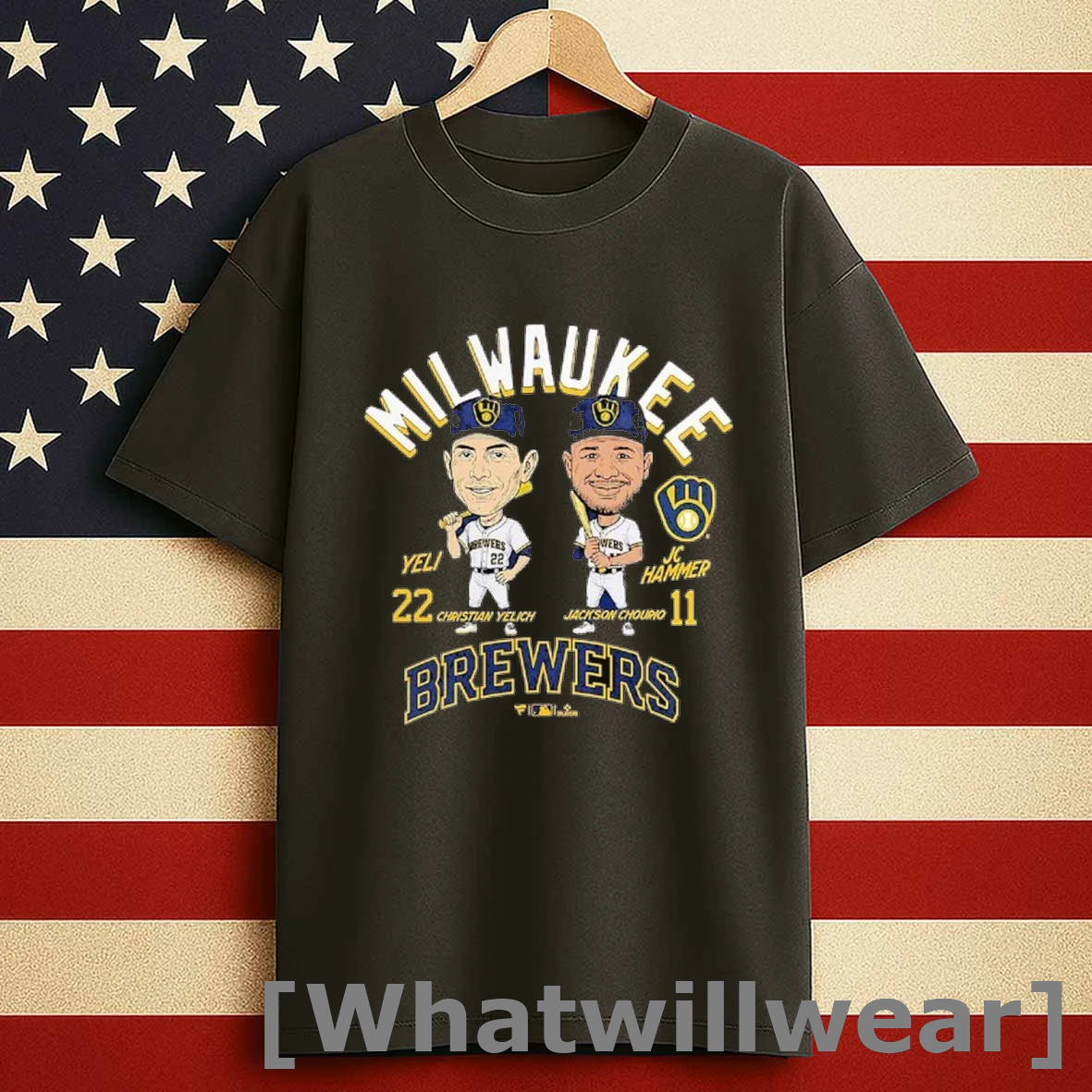 Jackson Chourio And Christian Yelich Milwaukee Brewers Player Duo Shirts