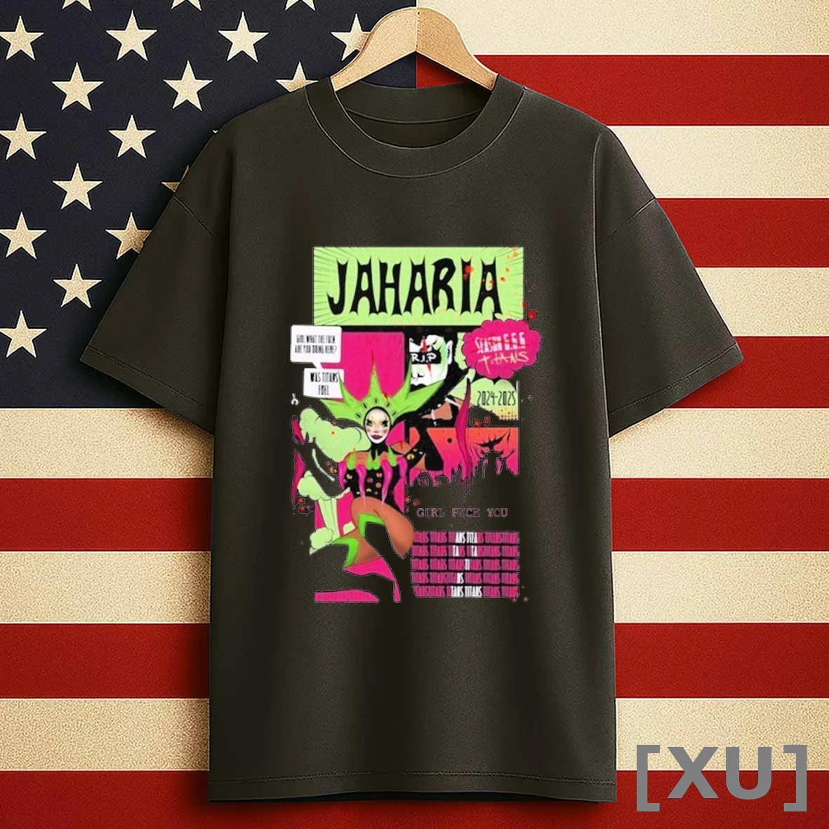 Jaharia Titians Season 666 2024 2025 Girl Fuck You Shirts
