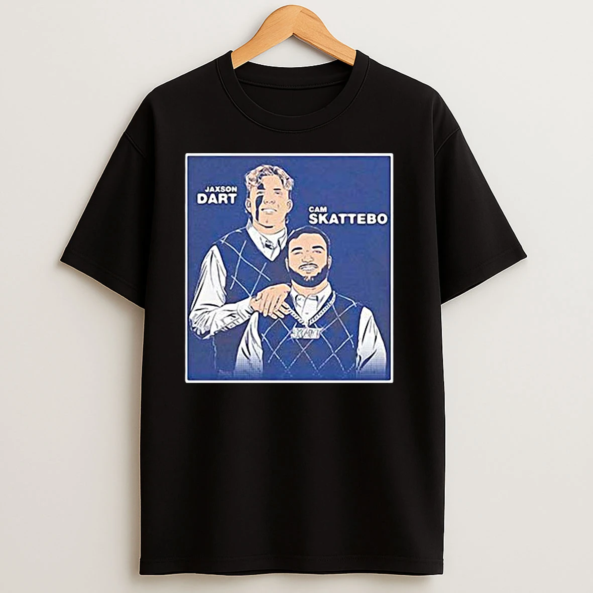 Jaxson Dart And Cam Skattebo Family Portrait Shirts