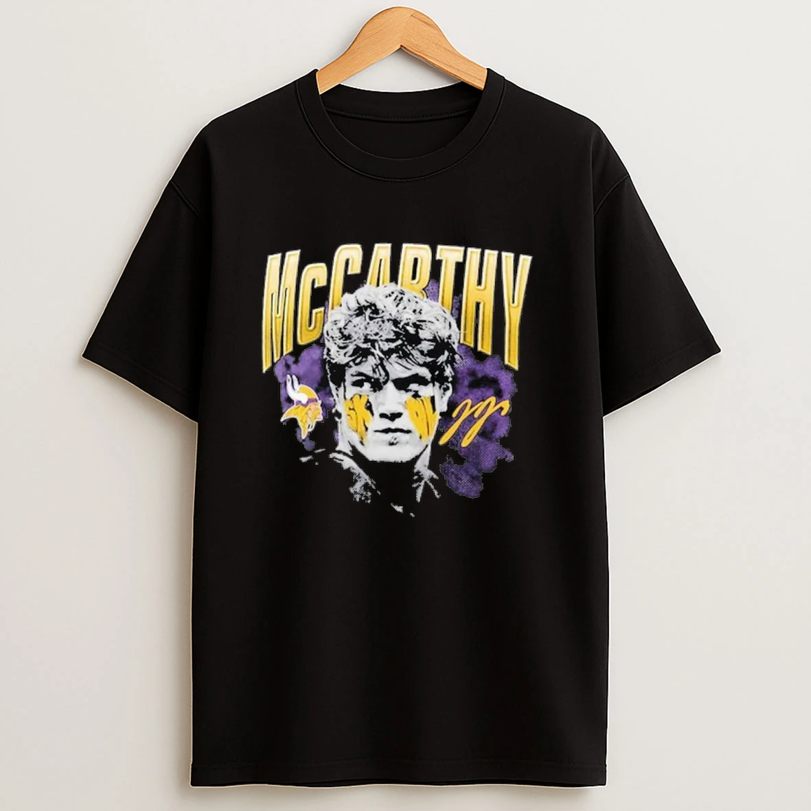 Jj Mccarthy Minnesota Vikings Player Hype Shirts