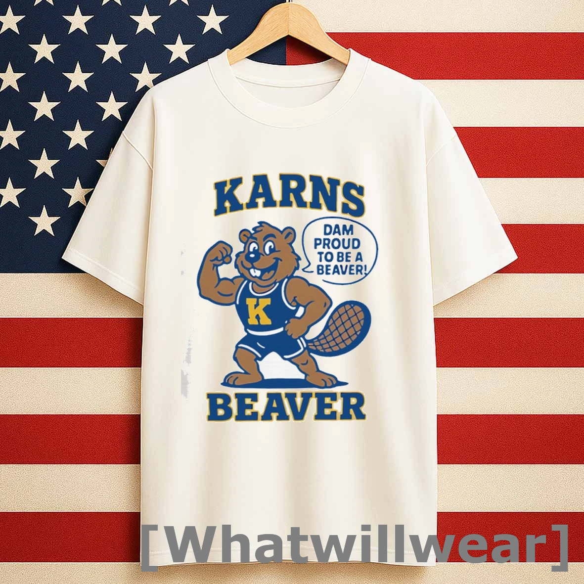 Karns Beavers Dam Proud To Be A Beaver Mascot Shirts