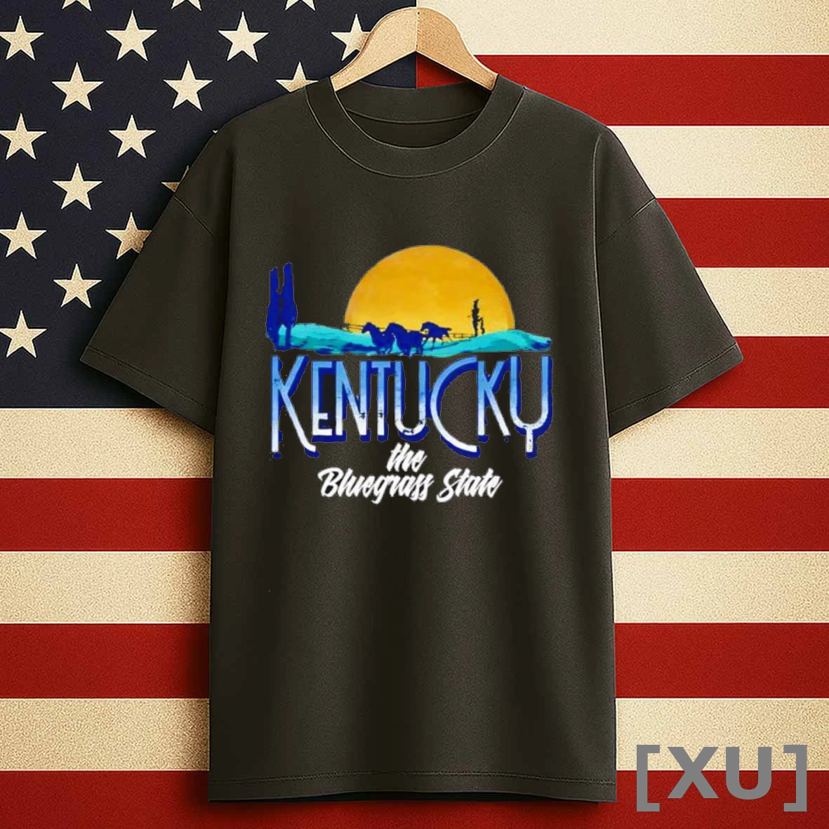 Kentucky The Bluegrass State Sunset Shirts