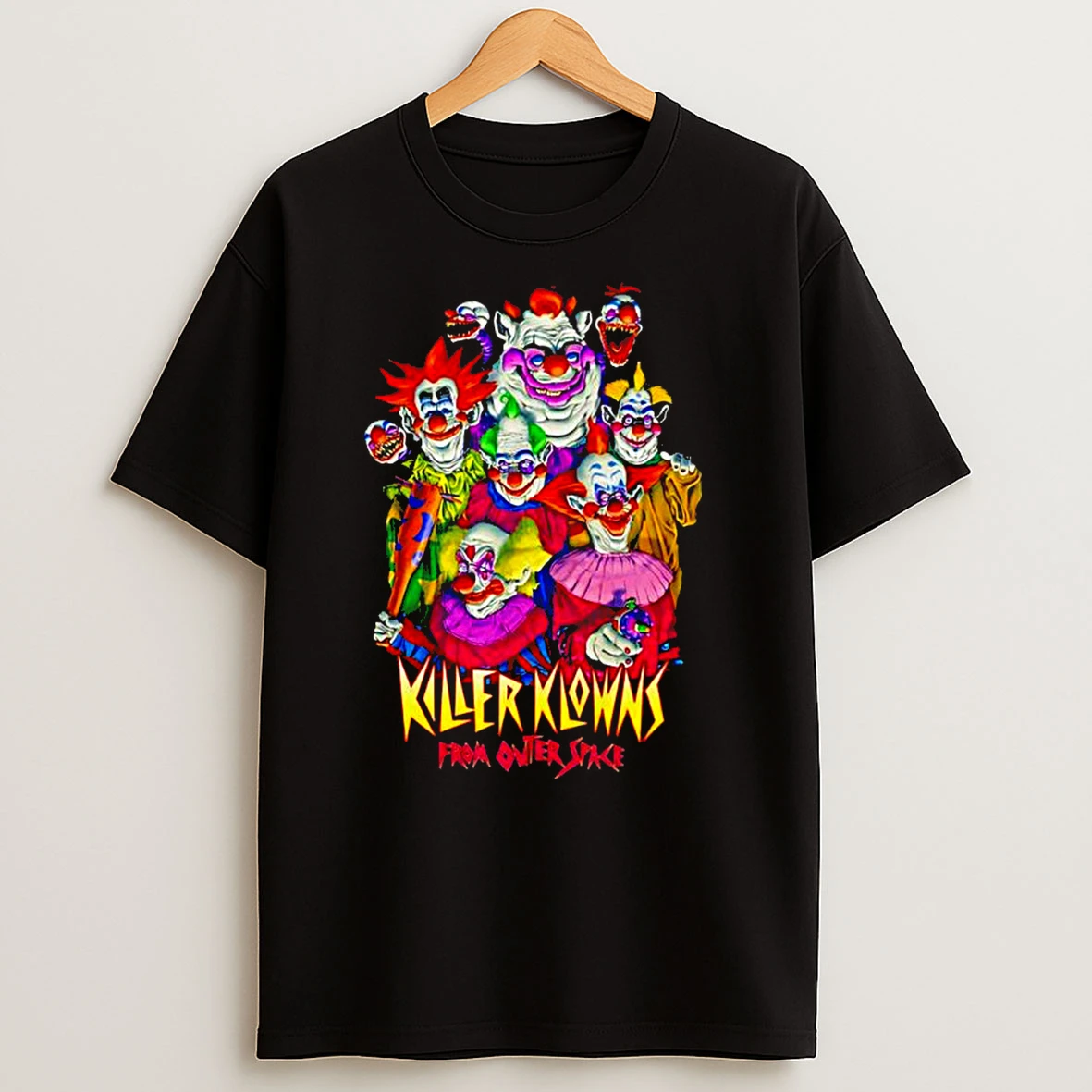 Killer Klowns From Outer Space Killer Crown Graphic Clowns Halloween Classic Shirts