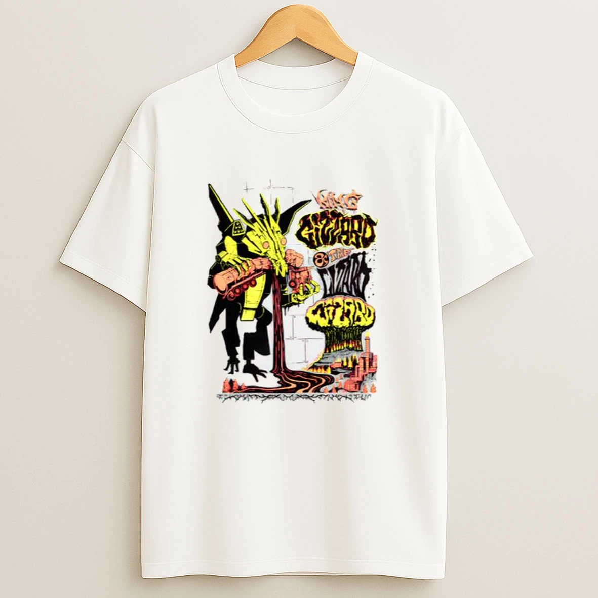 King Gizzard The Lizard Wizard Truck Destroyer Tee Men Shirts