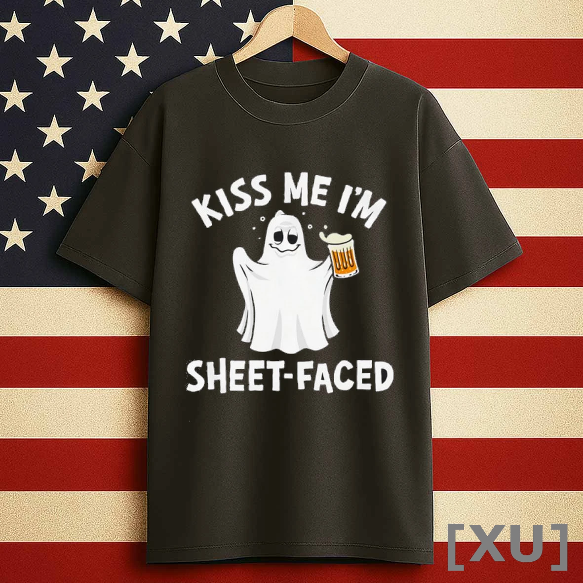 Kiss Me Im Sheet Faced Ghost Shirts