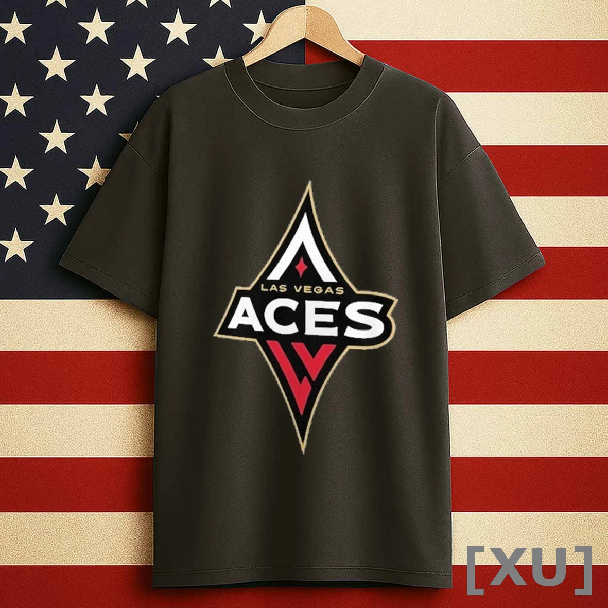 Las Vegas Aces Black Primary Logo Shirts