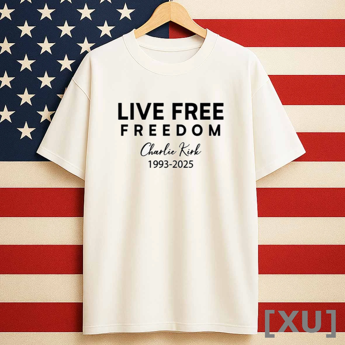 Live Free Charlie Kirk Men Shirts