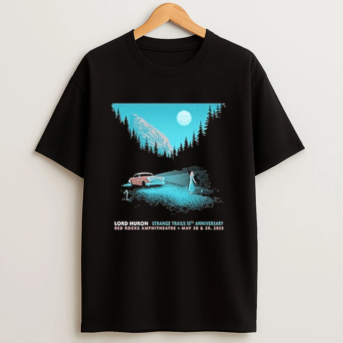 Lord Huron Strange Trails Morrison Co Red Rocks Amphitheatre Event Shirts