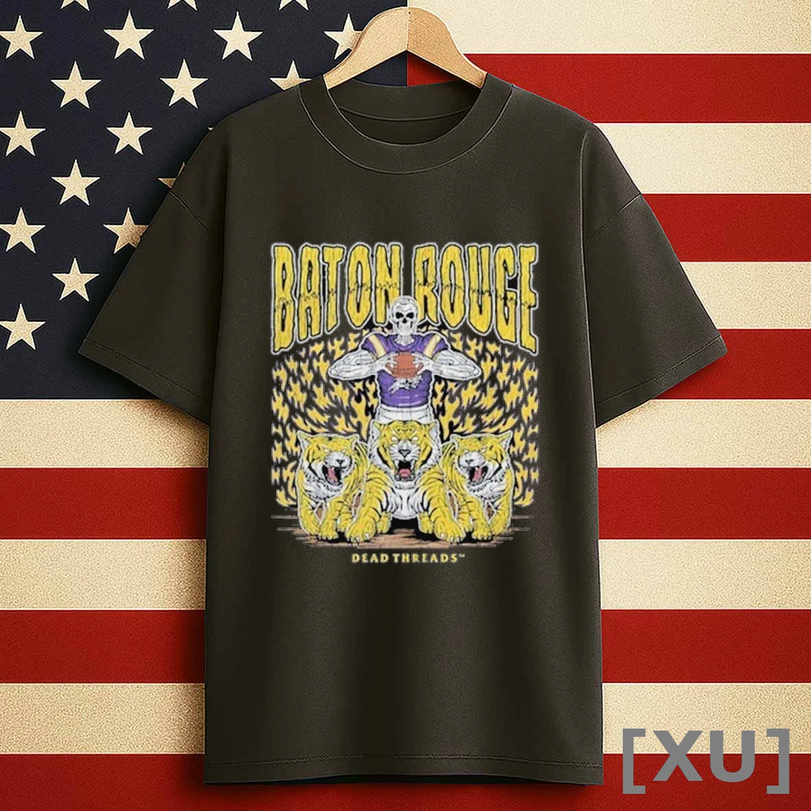 Lsu Tigers Baton Rouge Dead Threads Skeleton Shirts