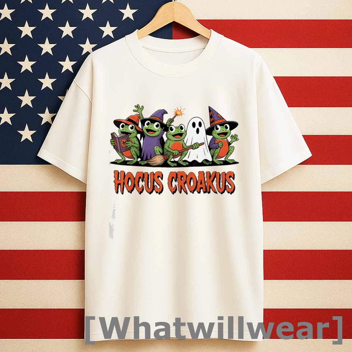 Magic Spell Funny Witch Spooky Hocus Croakus Shirts