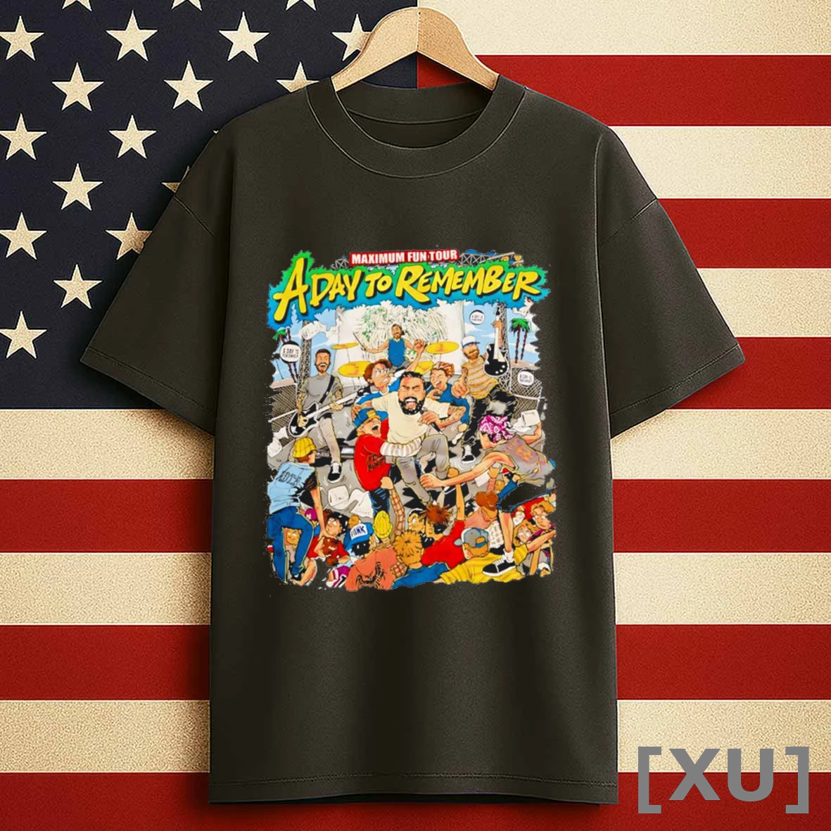 Maximum Fun Tour A Day To Remember Shirts