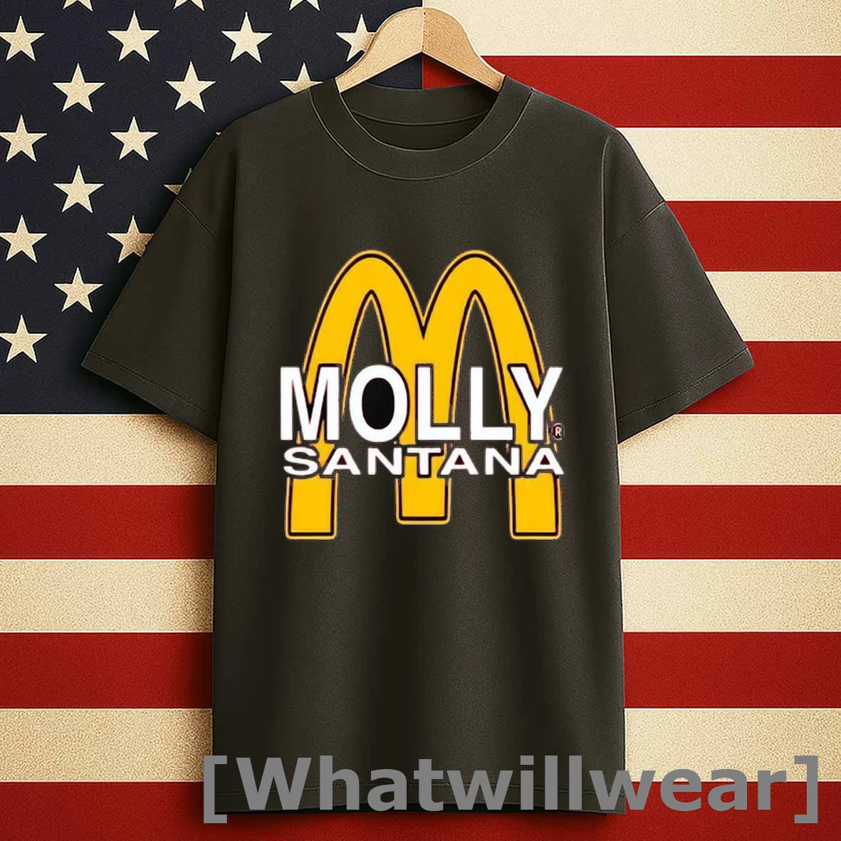 Molly Santana V2 Yellow On Red Shirts