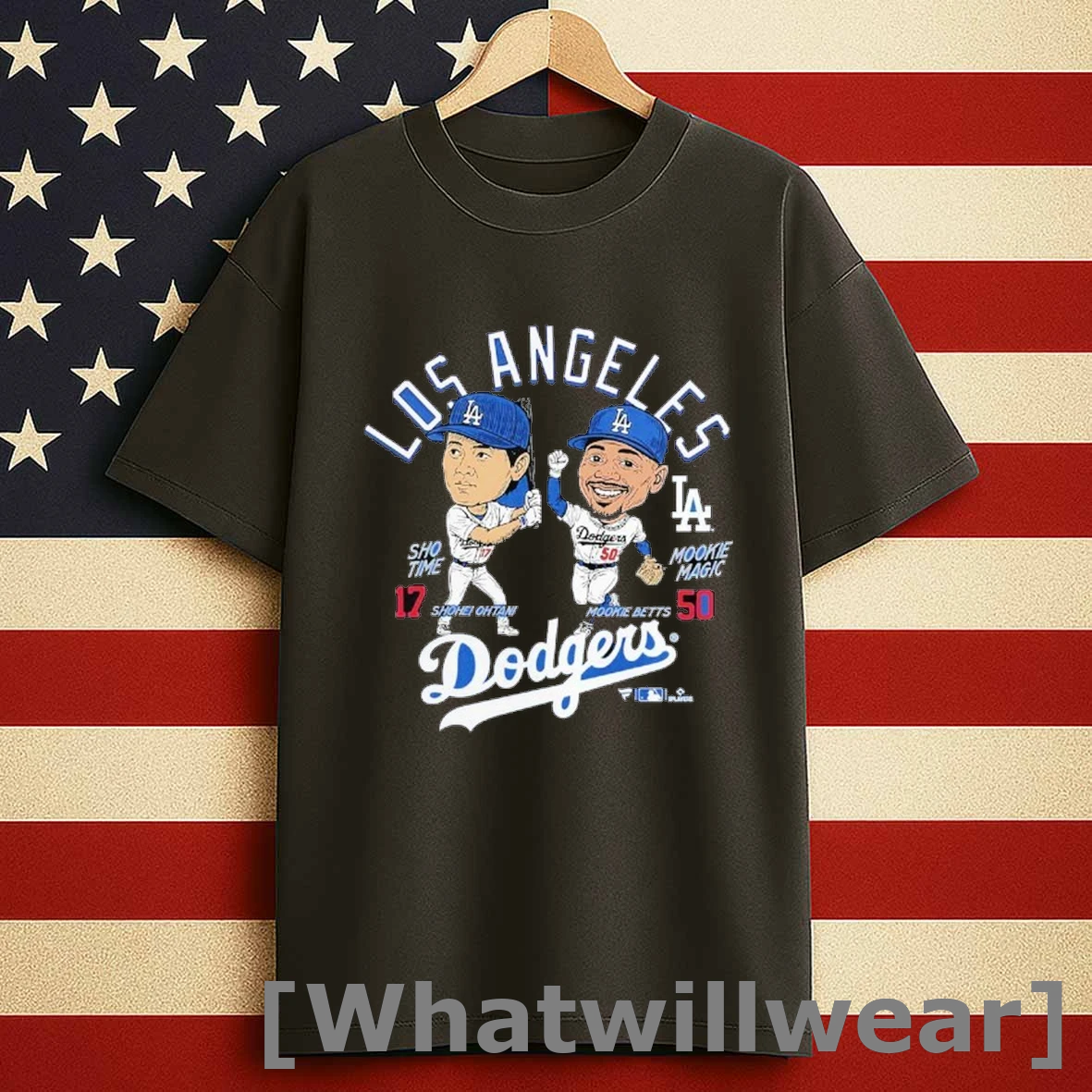 Mookie Betts And Shohei Ohtani Los Angeles Dodgers Player Duo Shirts