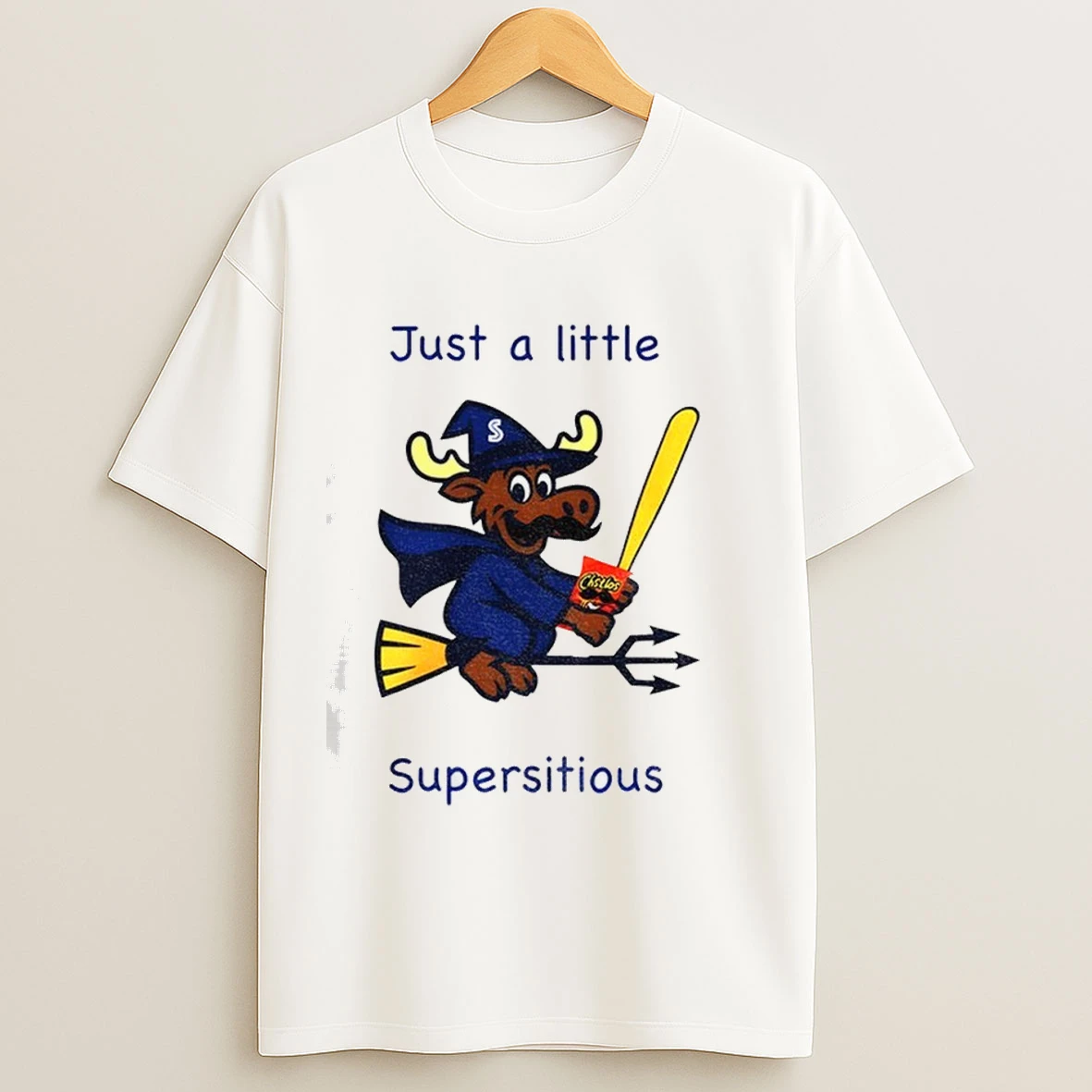 Moose Witch Seattle Mariners Mlb Baseball 2025 Just A Little Supersitious Shirts