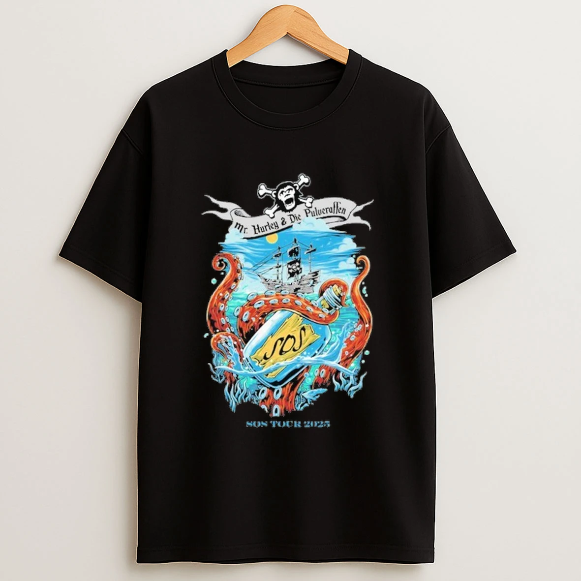 Mr Hurley X Die Pulveraffen S O S Tour 2025 Shirts