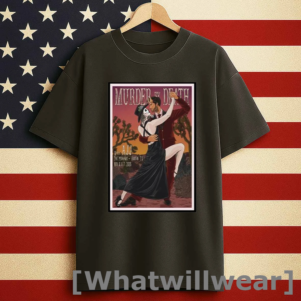Murder By Death November 6 2025 Austin Tx Men Shirts