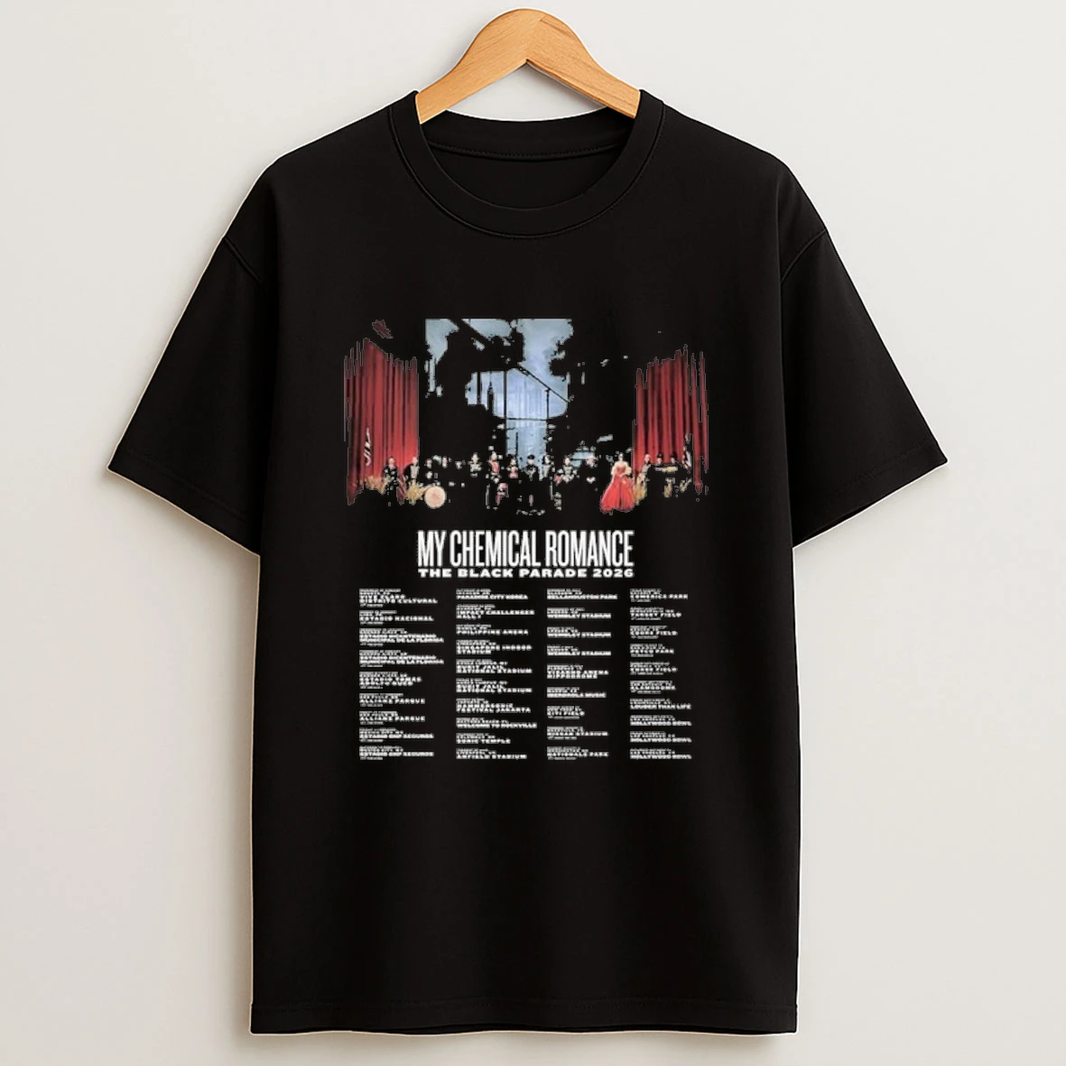 My Chemical Romance The Black Parade Tour 2026 Shirts
