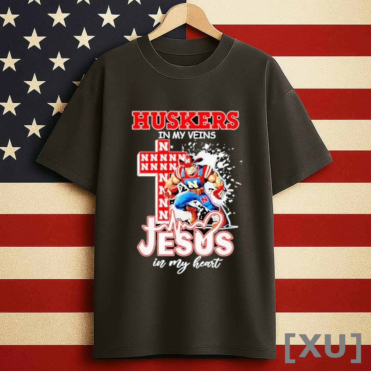 Nebraska Cornhuskers Jesus In My Heart Shirts