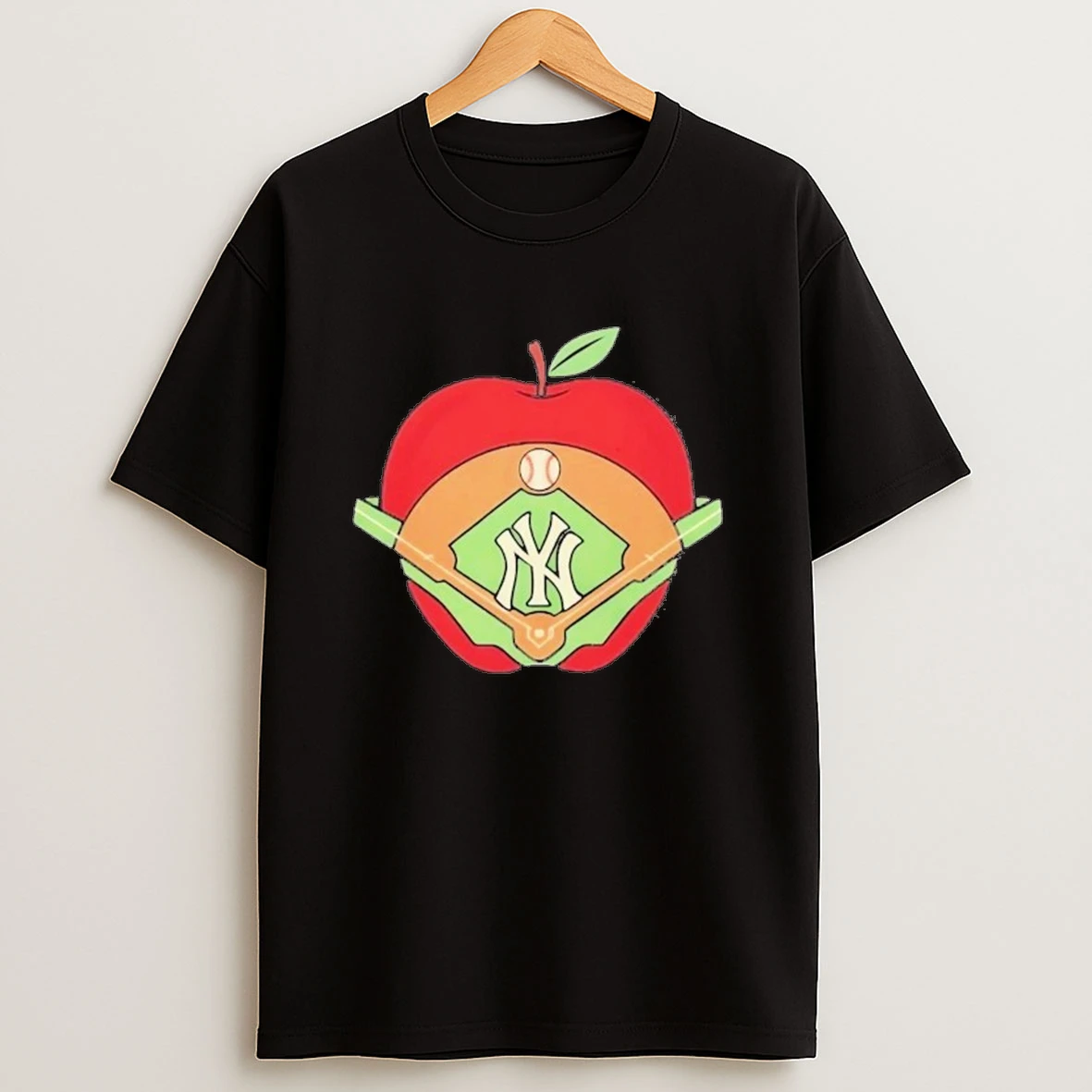 New York Yankees Big Apple Baseball Diamond Plate Shirts