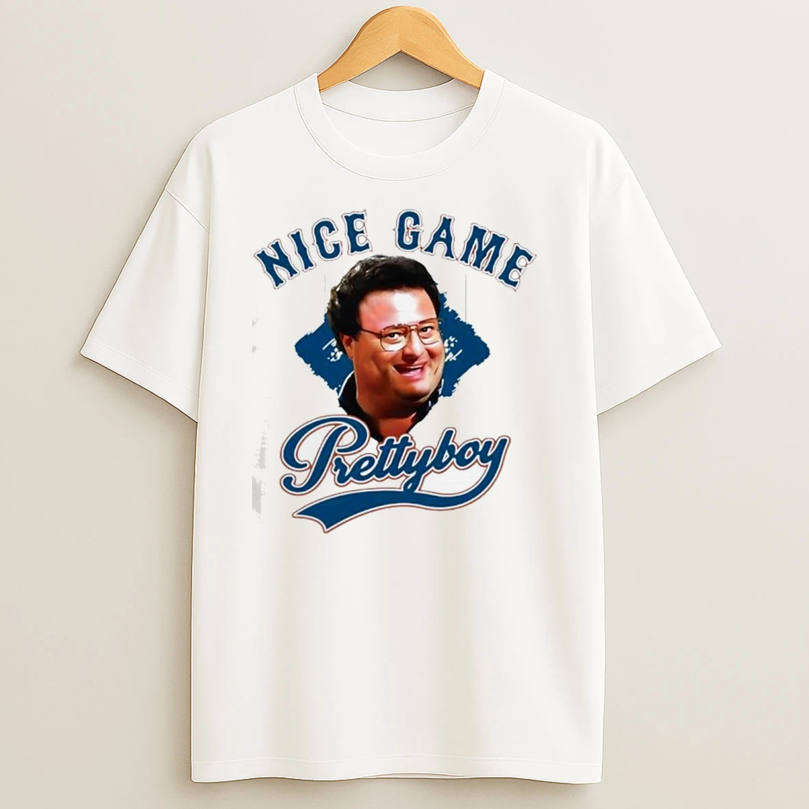 Newman Nice Game Prettyboy Face Graphic Classic Shirts