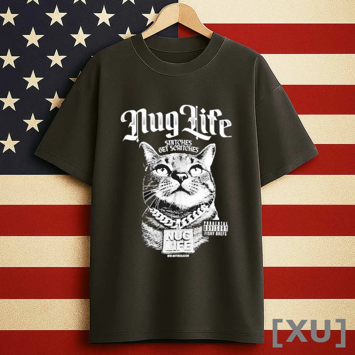 Nug Life Snitches Get Scritches Drmattmcglasson Cat Shirts