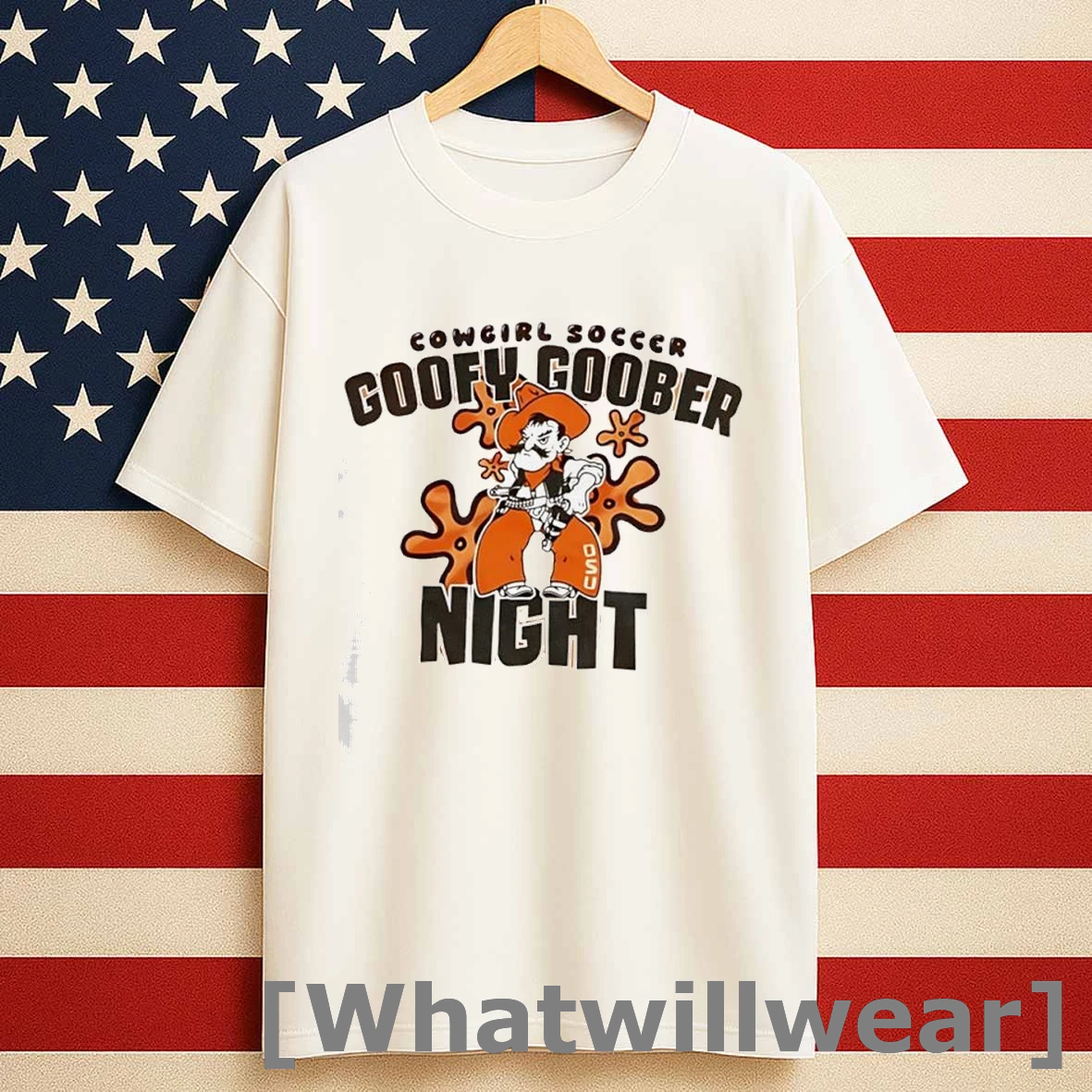 Oklahoma State University Osu Cowgirl Soccer Goofy Goober Night Shirts