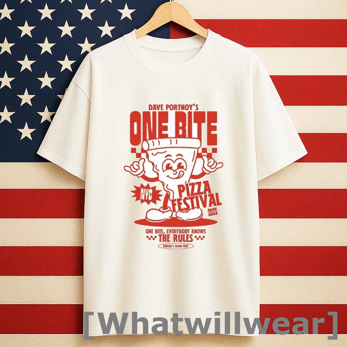 One Bite Pizza Fest 2025 Cheesy Guy 47 Shirts