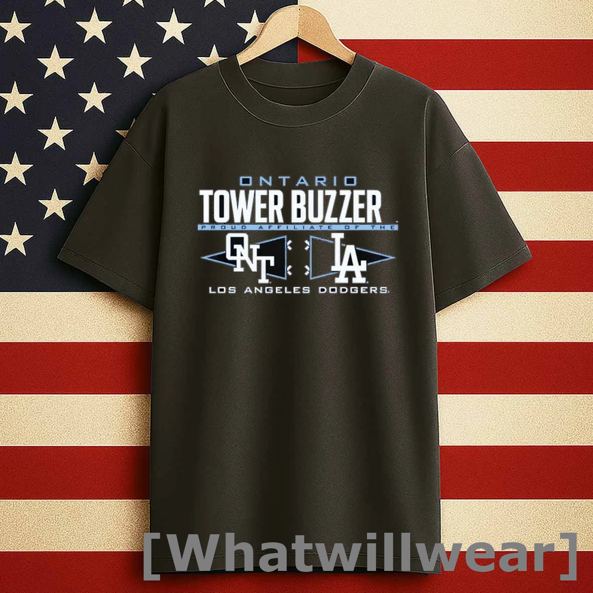 Ontario Tower Buzzer Proud Affiliate Of The Los Angeles Dodgers 2025 Shirts