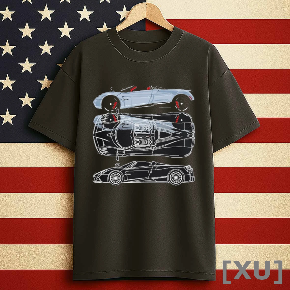 Pagani Schematic The Hamilton Collection Shirts