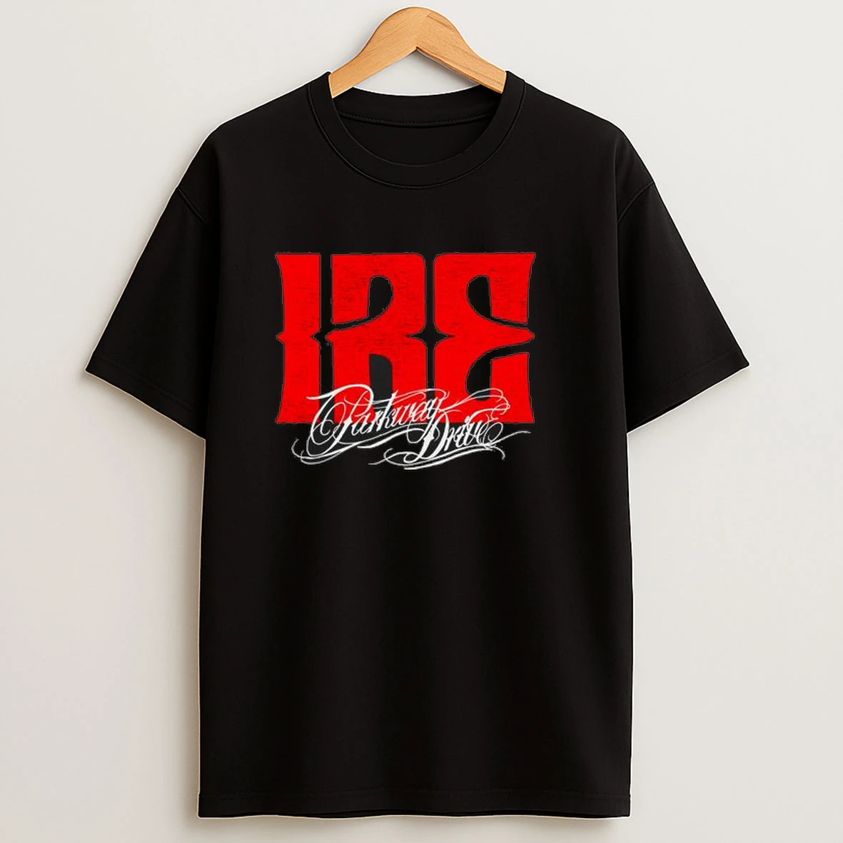 Parkway Drive Ire Faded Black Merch Men Shirts