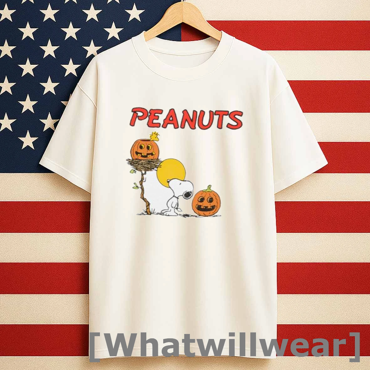 Peanuts Pumpkins Halloween 2025 Men Shirts