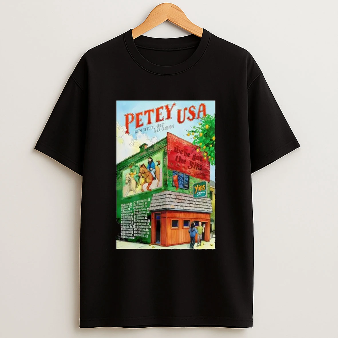 Petey America Yips Tour 2025 Posters Shirts