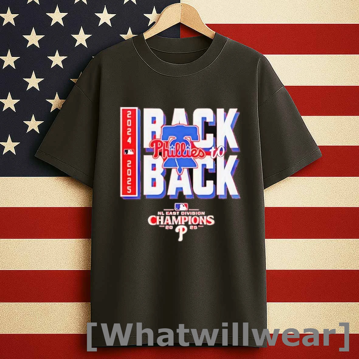 Philadelphia Phillies September 16th Back To Back 2025 Nl East Division Championships Shirts