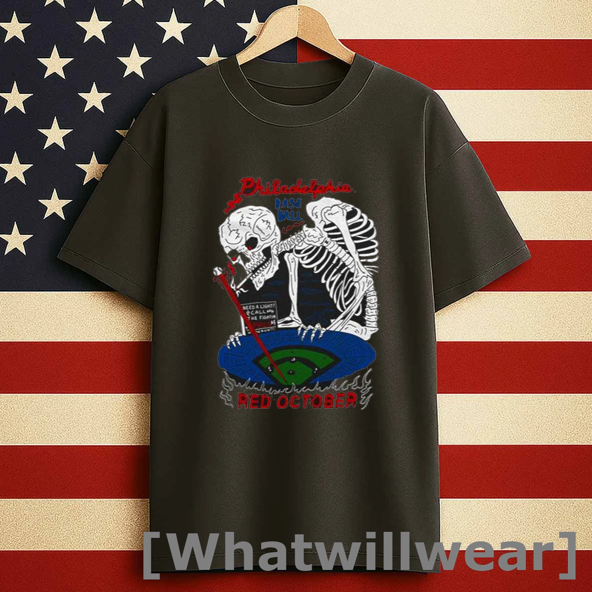 Philadelphia Red October Baseball Men Shirts