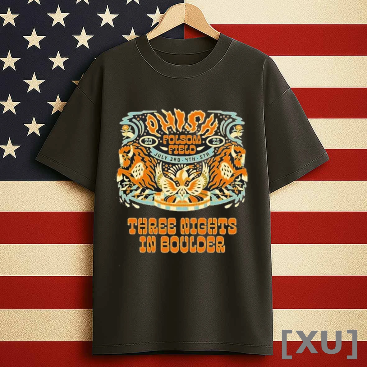 Phish July 3rd 4th 5th 2025 Boulder Colorado Tour Shirts